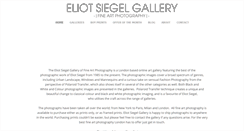 Desktop Screenshot of eliotsiegelgallery.com